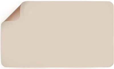 Aropana 8040WHITECOFFEE Non Slip Base Dual Sided Mousepad(White, Coffee)