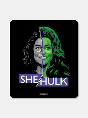 macmerise She Hulk Reveal Non Slip Base Mousepad(Multicolor)