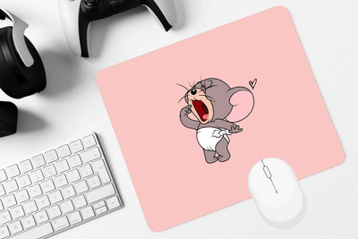 Eshaaver Cute Tom&Jerry Mouse pad for Laptop computer Anti skid Gaming table mat mousepad Non Slip Base Mousepad(Multicolor 4)