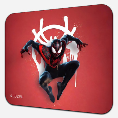 CLOZEU Rubber Mouse Pad Office and Gaming Mouse Pad Non Slip Base Mousepad(Red)