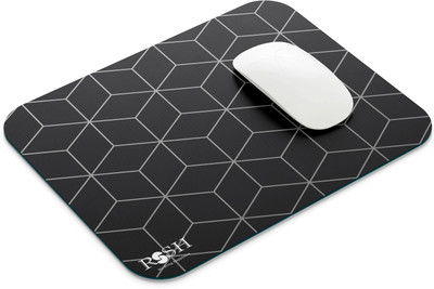 rssh creation Black Color Gaming, Anti - Slip Base, High Durability Mouse Pad Mousepad(Black)