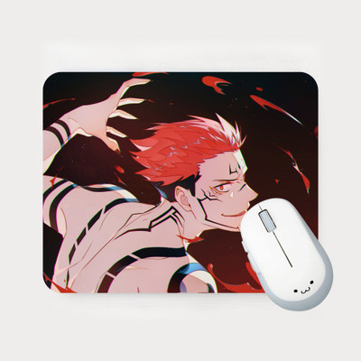 S Creation sukuna mousepad premium quality for Laptop, Gaming pc Non-Slip Base m-6 Non Slip Base Mousepad(Pink)