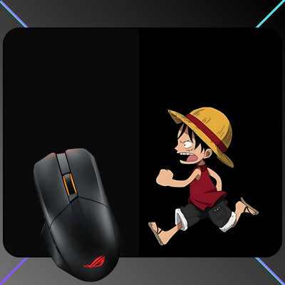 SP CRAFTS Anime Gaming Mouse Pad - Monkey D. Luffy Design | Non-Slip | 20x24 cm Non Slip Base Mousepad(Multicolor)