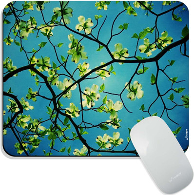FirseBUY Dogwood Blooms, Premium-Textured Custom Non Slip Base Mousepad(Multicolor)