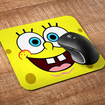 karmapad MOUSE PAD 0.164 Non Slip Base Mousepad(YELLOW&White)