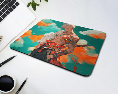 Clapcart C-Anime 12 Non Slip Base Mousepad(Multicolor)