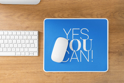Epic Merch Yes u can Mousepad(Multicolor)