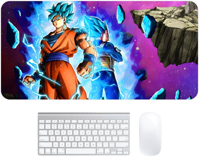 Kuavi Dragon Ball Z Premium and Anime Extended Mouse Pad (Design-18) Non Slip Base Mousepad(Multicolor)