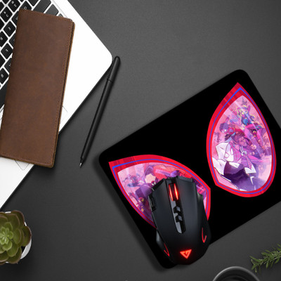 Inkaura Spider-Verse Mousepad – Multiverse Eye Art Gaming Pad Anti-Slip Base 9x7 Inches Non Slip Base Mousepad(Black)