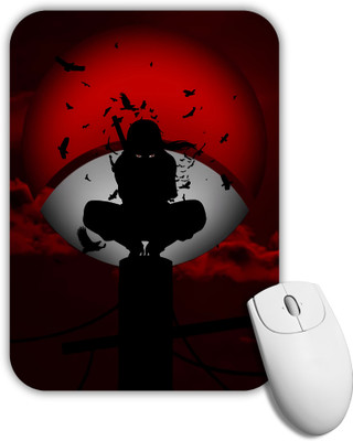 GROOFIEZ Itachi Uchiha Mouse Pad Non-Slip Rubber Base for PC Laptop (9x7 inch) Non Slip Base Mousepad(Black)