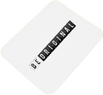 Clapcart designer-printed-mousepad-0087 Mousepad(Black, White)