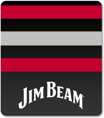 macmerise Jim Beam Black Stripes Mousepad(Multicolor)