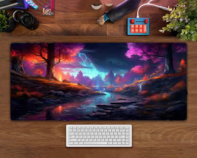 Tvishastore new mouse pad073 Non Slip Base Mousepad(Multicolor)