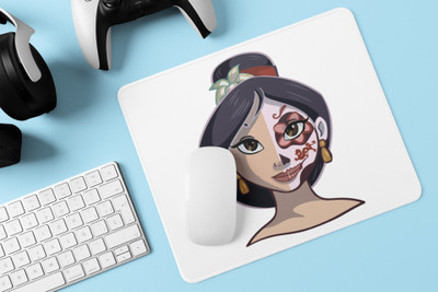 Rushaan Mulan - Printed animated Mousepad for animation lovers Mousepad(White)