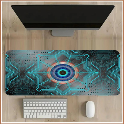 DARSHANAM WORLD Anti-Slip Keyboard Pad, Large Cheat Sheet Mouse Pad, Large Rubber Base Desk Mat Non Slip Base Mousepad(Spider)