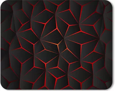 dk printing SPECIAL red nockout-designer-mouse-pad-non-slip-rubber-base-mouse-pad Non Slip Base Mousepad(Black)