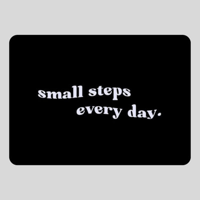 KAALPANIK MP-SmallSteps Non Slip Base Mousepad(Multicolor)