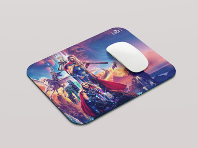 leeon L-MP1-1-268-thor-love-and-thunder-movie-character L2 Non Slip Base Mousepad(Multicolor)