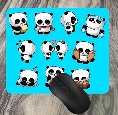 CREATIVE DONS Panda Mousepad(Sky Blue)