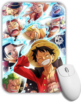 GROOFIEZ One Piece Mouse Pad Non-Slip Rubber Base for PC Laptop (9x7 inch) Non Slip Base Mousepad(Black)