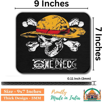 SP CRAFTS Gaming Mouse Pad with ONE PIECE Manga Characters - Smooth and Durable Mousepad(Multicolor)