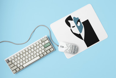 Rushaan DC Super Villain - Printed animated Mousepad for animation lovers Mousepad(White)