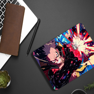 Inkaura Luffy One Piece Anime Mousepad 9x7 Inch – HD Print for Laptop-Desktop and Gaming Non Slip Base Mousepad(Multicolor)