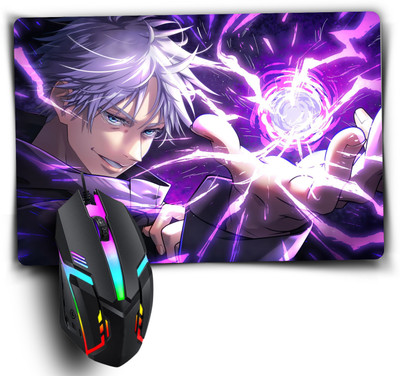 Replix Anime Mouse Pad (9 inch x 7 inch) -Jujutsu Kaisen Gojo Printed Non Slip Base Mousepad(Gojo 20)