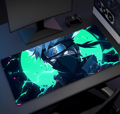 Eshaaver Animie Printed kakashi hatake Laptop & Desktop Mat /Desk Pad Non Slip Base Mousepad(Multicolor 13)