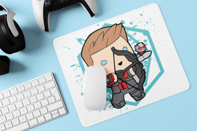 Rushaan Hawkeye - Printed animated Mousepad for animation lovers Mousepad(White)