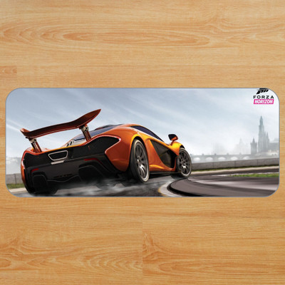 RockeryXPrints Forza Horizon Racing Desk Mat – 23x11 Inches| Stitched Edges Non Slip Base Mousepad(Multicolor)