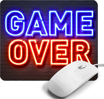 BHS BROTHERS GAMING MOUSE PAD Non Slip Base Mousepad(Blue&Red&Balck)