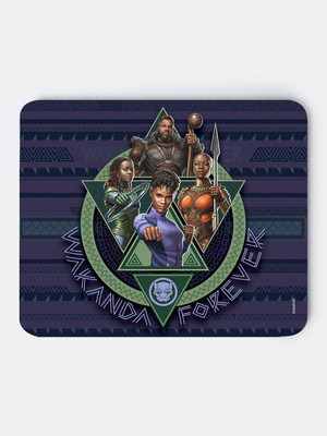 macmerise Wakanda Forever Raise Non Slip Base Mousepad(Multicolor)