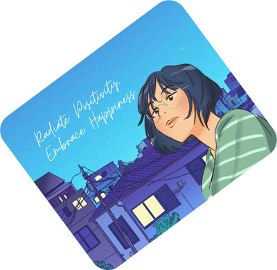 ABHINAY Printed Mousepad MPAD-15 Non Slip Base Mousepad(Multicolor)