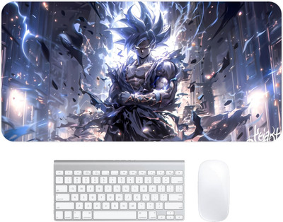 Kuavi Dragon Ball Z Premium and Anime Extended Mouse Pad (Design-3) Non Slip Base Mousepad(Multicolor)