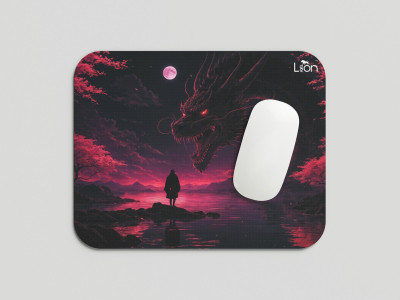 leeon L-MP1-176-Dragon Non Slip Base Mousepad(Multicolor)