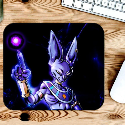 Gfylo Beerus the God of Destruction Mouse pad Smooth Surface and anti-Slip Mousepad Mousepad(Multicolor)