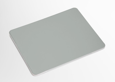 INFINITYLINES 9.5X7.9X0.12 Inch Non Slip Rubber Base Printed Non Slip Base Mousepad(Light Grey)