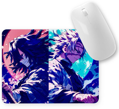 Aniithing Demon slayer gaming Mouse Pad Non-Slip Rubber Base for Computer leptop Mousepad Mousepad(Demon Slayer 01)
