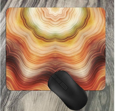 CREATIVE DONS Mouse Pad Mousepad(Cream & Black)