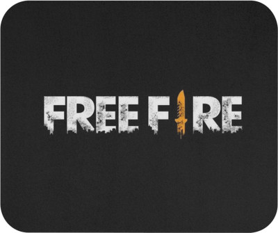 shahan FREE FIRE printed mouse pad for PC/Laptop Non Slip Base Mousepad(Black)