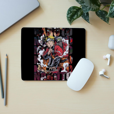 Pranay Mouse Pad Computer Naruto for Laptop,Gaming | 9 inch x 7.5 inch Theme Printed Mousepad(Multicolor)