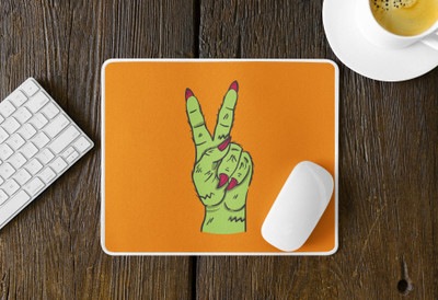 Epic Merch Hand sign 3 Non Slip Base Mousepad(Multicolor)