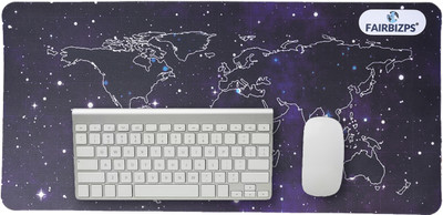 FAIRBIZPS Gaming Mousepad Large Extended Soft Mouse Pad for Computer Mousepad(Black 3)