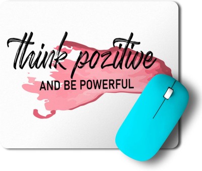 Printwala Never Give Up | Motivational Quotes|Think Positive| Success Mousepad(MP-65) Mousepad(Black)