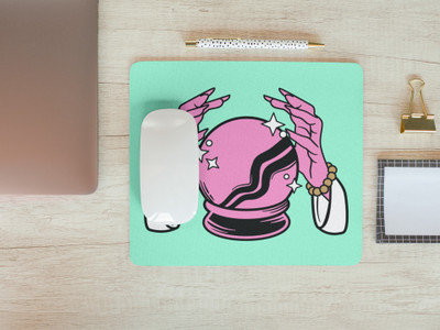 Epic Merch Crystal ball 2 Non Slip Base Mousepad(Multicolor)
