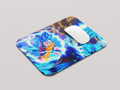 leeon L-MP1-1-253-goku-blue-dragon-ball L2 Non Slip Base Mousepad(Multicolor)