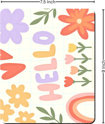 Printile MOUSE PAD 0.22 Non Slip Base Mousepad(Multicolor)