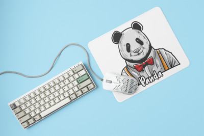 Rushaan Gentle bear - Printed animated Mousepad for animation lovers Mousepad(White)