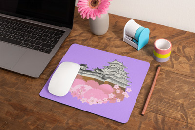 Epic Merch Japan House 2 Non Slip Base Mousepad(Multicolor)